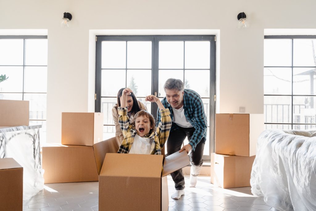 Déménagement en famille