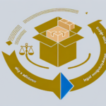 Personne consultant des cartons de déménagement avec en arrière-plan silhouette représentant la planification de déménagement interdépartemental pendant un arrêt maladie, illustrant les conseils pour une transition conforme aux réglementations.